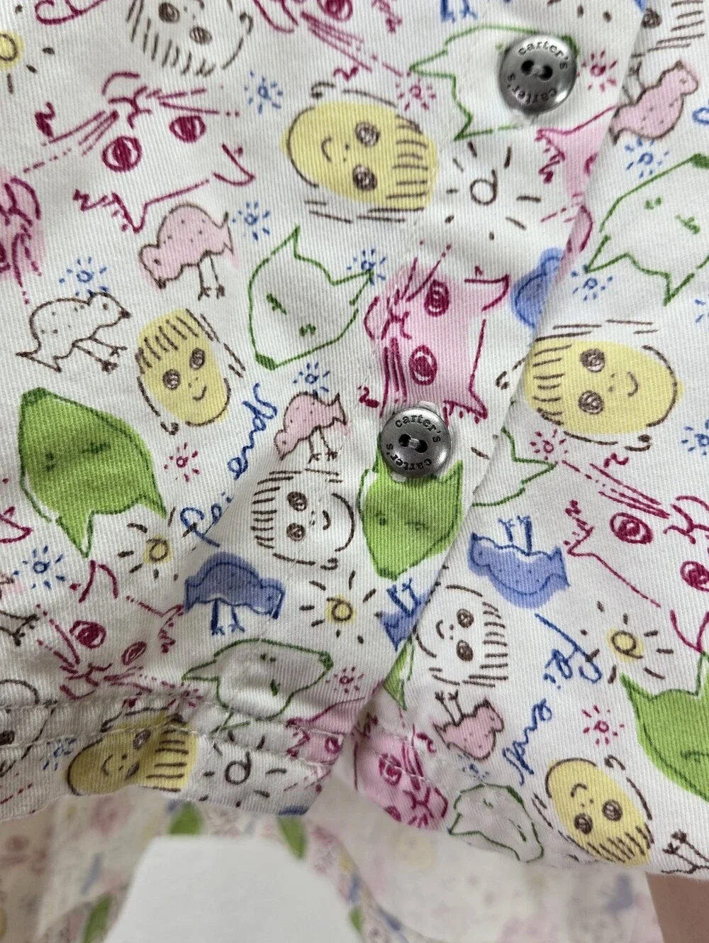 Vtg 1999 Carter's X Yoko Ono John Lennon Animal Print Toddler Girls Dress Sz 5T